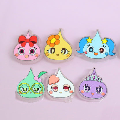 アニメほっぺちゃん　 ぷにっともちもちシール　6個セット