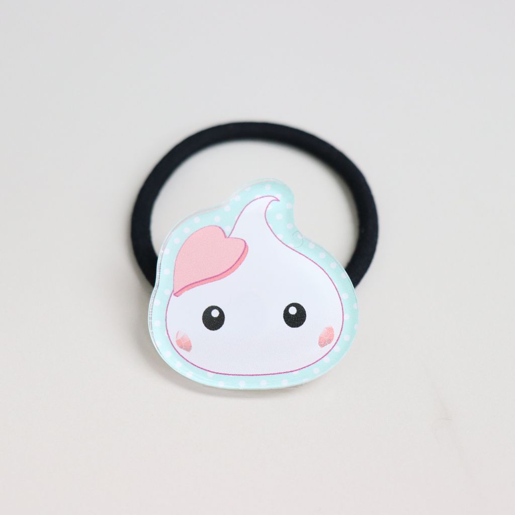 アニメほっぺちゃん　ヘアゴム　ハートほっぺちゃん