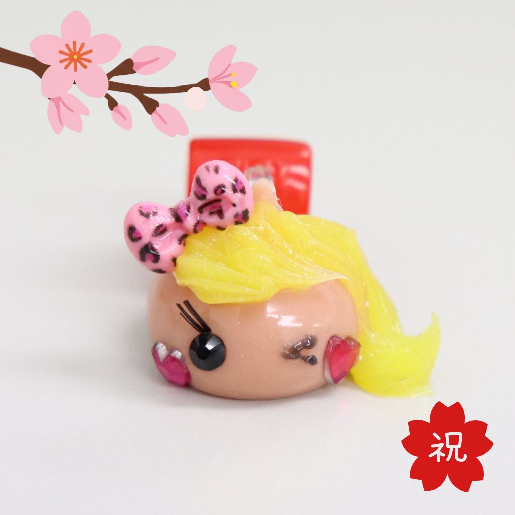 茶／おしゃまギャルほっぺちゃん／ストラップ