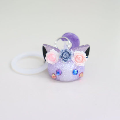 グリッターキャッツめじるしキーホルダー