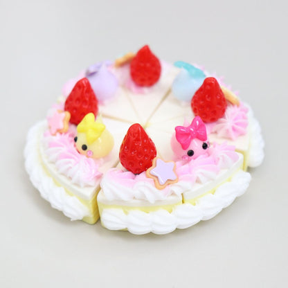 16th特別デコレーションケーキ☆ミニほっぺちゃん乗せショートケーキ／オブジェ