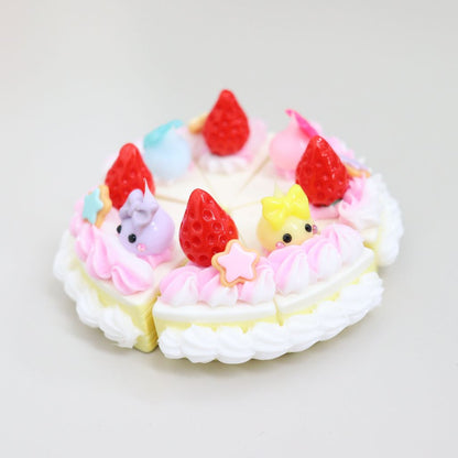 16th特別デコレーションケーキ☆ミニほっぺちゃん乗せショートケーキ／オブジェ