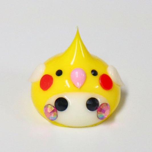 黄オカメインコほっぺちゃん／ストラップ