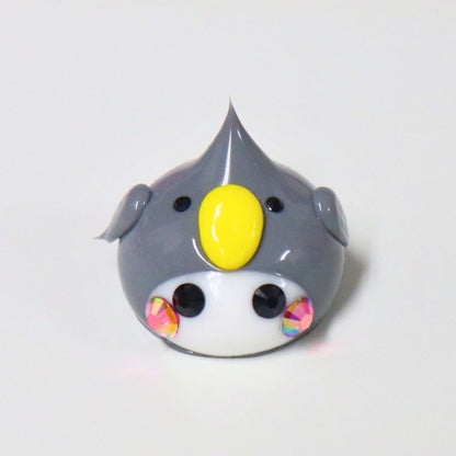 グレーハシビロコウほっぺちゃん／ストラップ