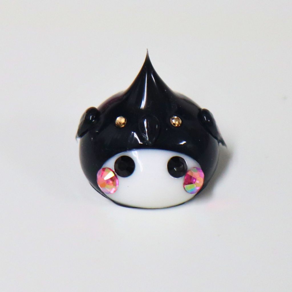 黒カラスほっぺちゃん／ストラップ