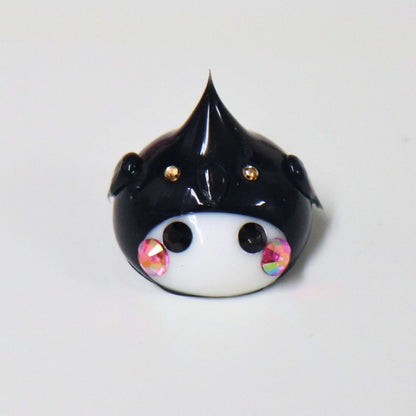 黒カラスほっぺちゃん／ストラップ