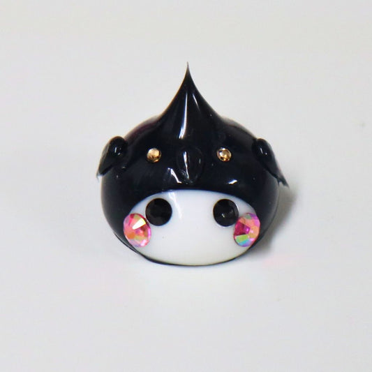 黒カラスほっぺちゃん／ストラップ