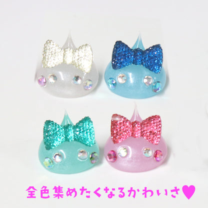 クリスタル・グリーンデカほっぺちゃん／オブジェ