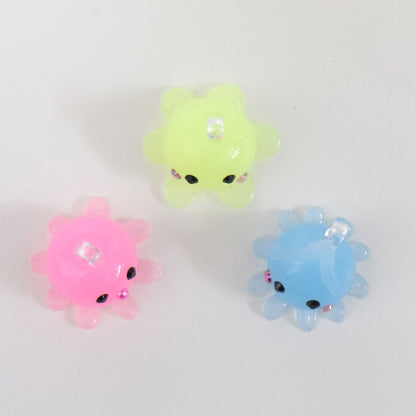 ぷかぷか浮かぶ海の生き物ミニほっぺちゃんストラップ/蓄光