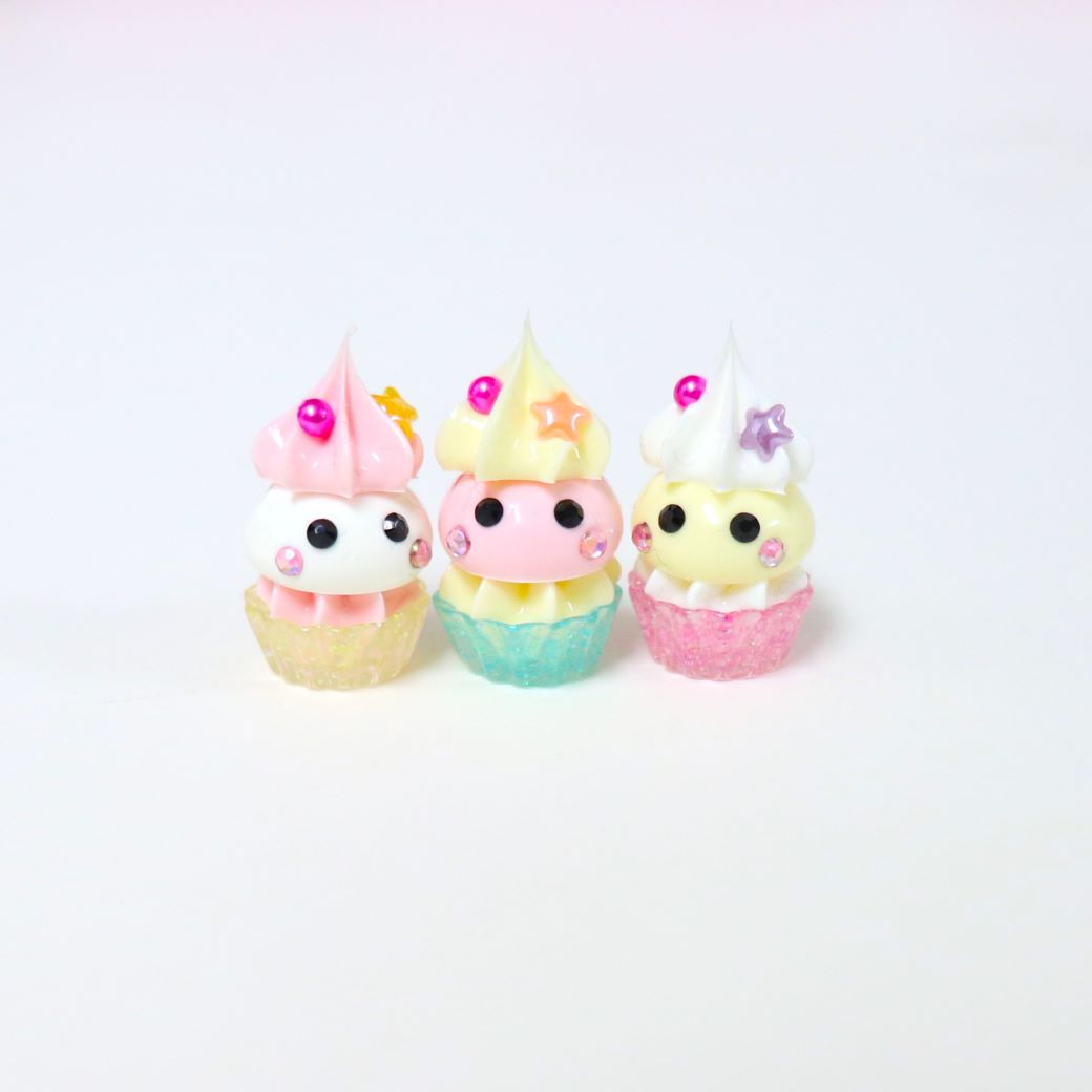 ミニカップケーキほっぺちゃんストラップ