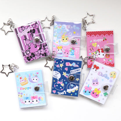ほっぺちゃんトレーディングシールブックキーホルダー