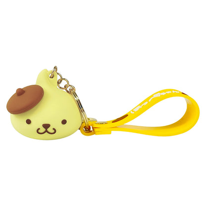 ポムポムプリン／ラバー立体キーホルダーほっぺちゃん