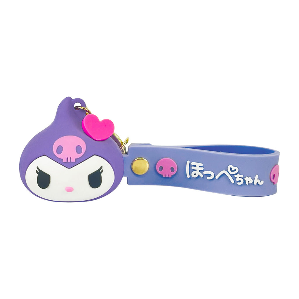 クロミ／ラバー立体キーホルダーほっぺちゃん