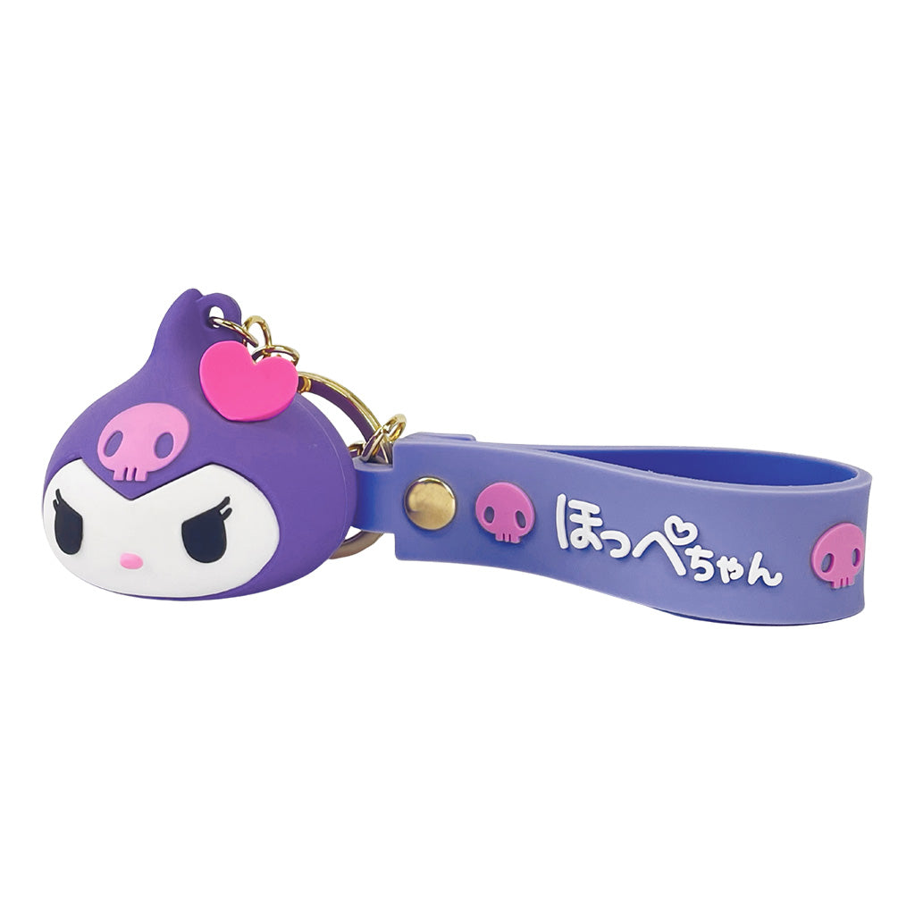 クロミ／ラバー立体キーホルダーほっぺちゃん
