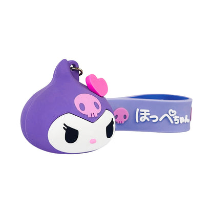 クロミ／ラバー立体キーホルダーほっぺちゃん