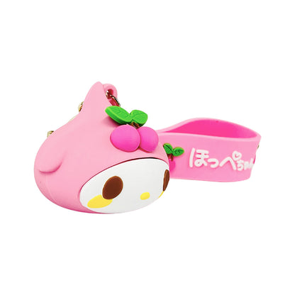 マイメロディ／ラバー立体キーホルダーほっぺちゃん