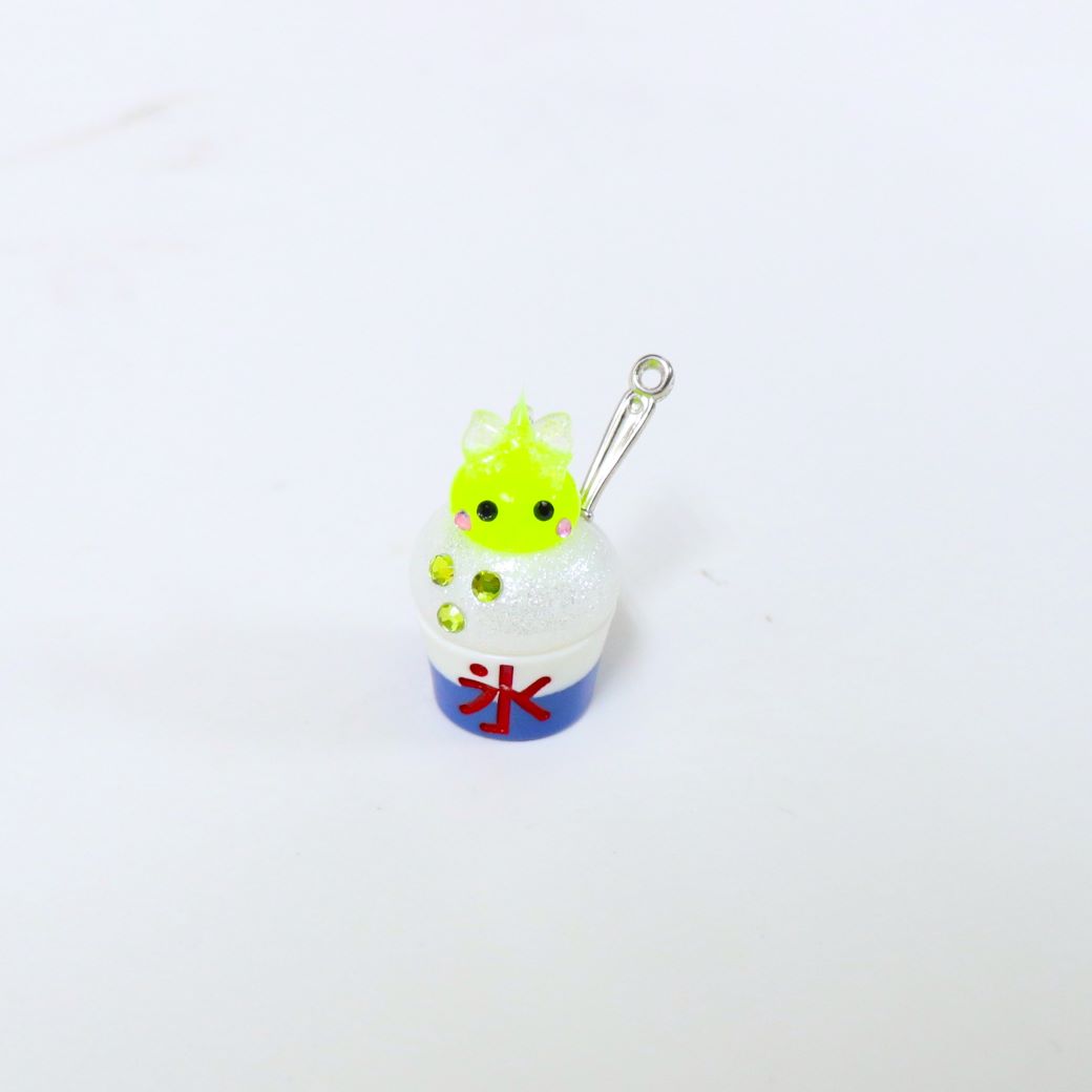 ミニほっぺちゃん乗せふんわりかき氷ストラップ