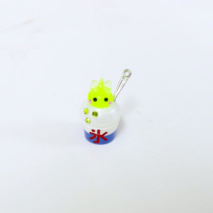 ミニほっぺちゃん乗せふんわりかき氷ストラップ