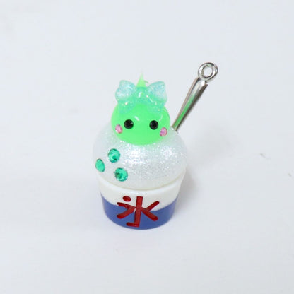 ミニほっぺちゃん乗せふんわりかき氷ストラップ