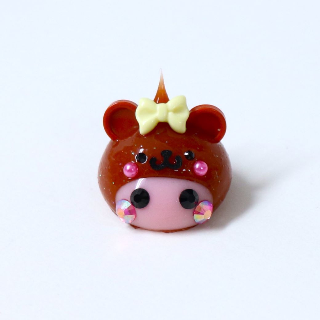 なりきりほっぺちゃん☆クマさんストラップ