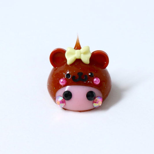 なりきりほっぺちゃん☆クマさんストラップ