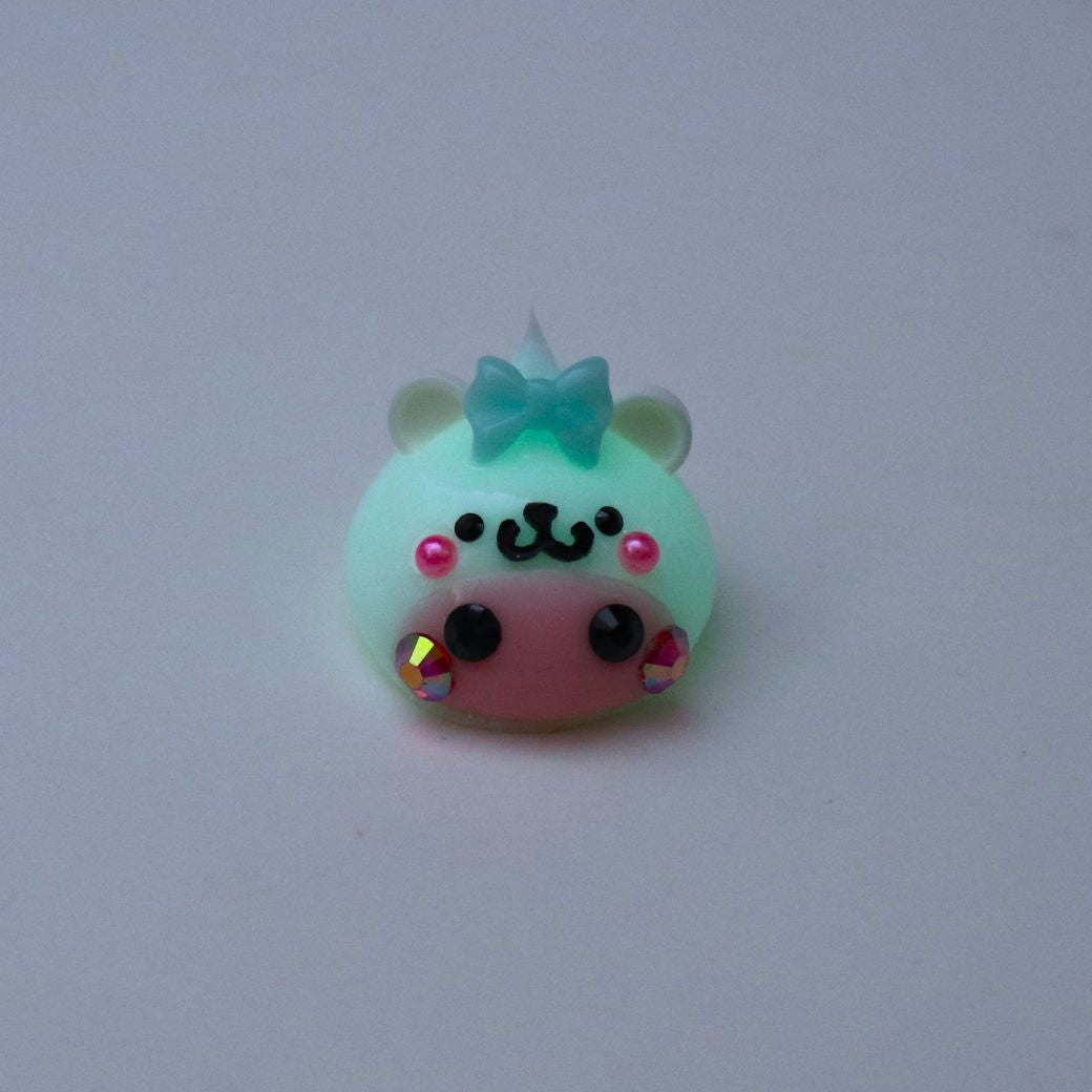 なりきりほっぺちゃん☆白くまストラップ