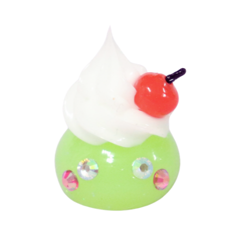 クリームソーダほっぺちゃんめじるしキーホルダー