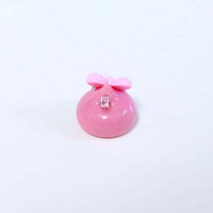 くすみベージュほっぺちゃんめじるしキーホルダー