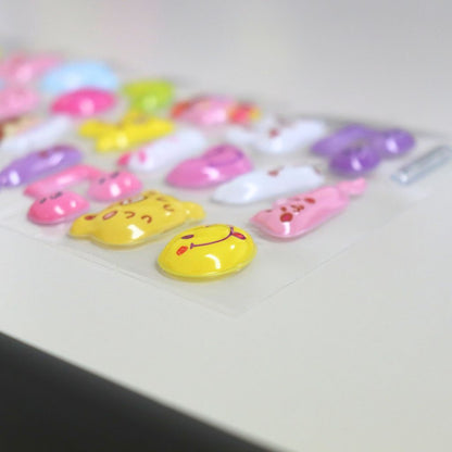 A-1／つるんドロップシール／音符アニマル