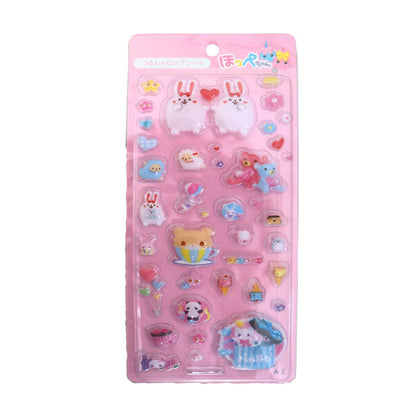 A-2／つるんドロップシール／アニマルカフェ