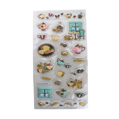 A-3／つるんドロップシール／ティーセット