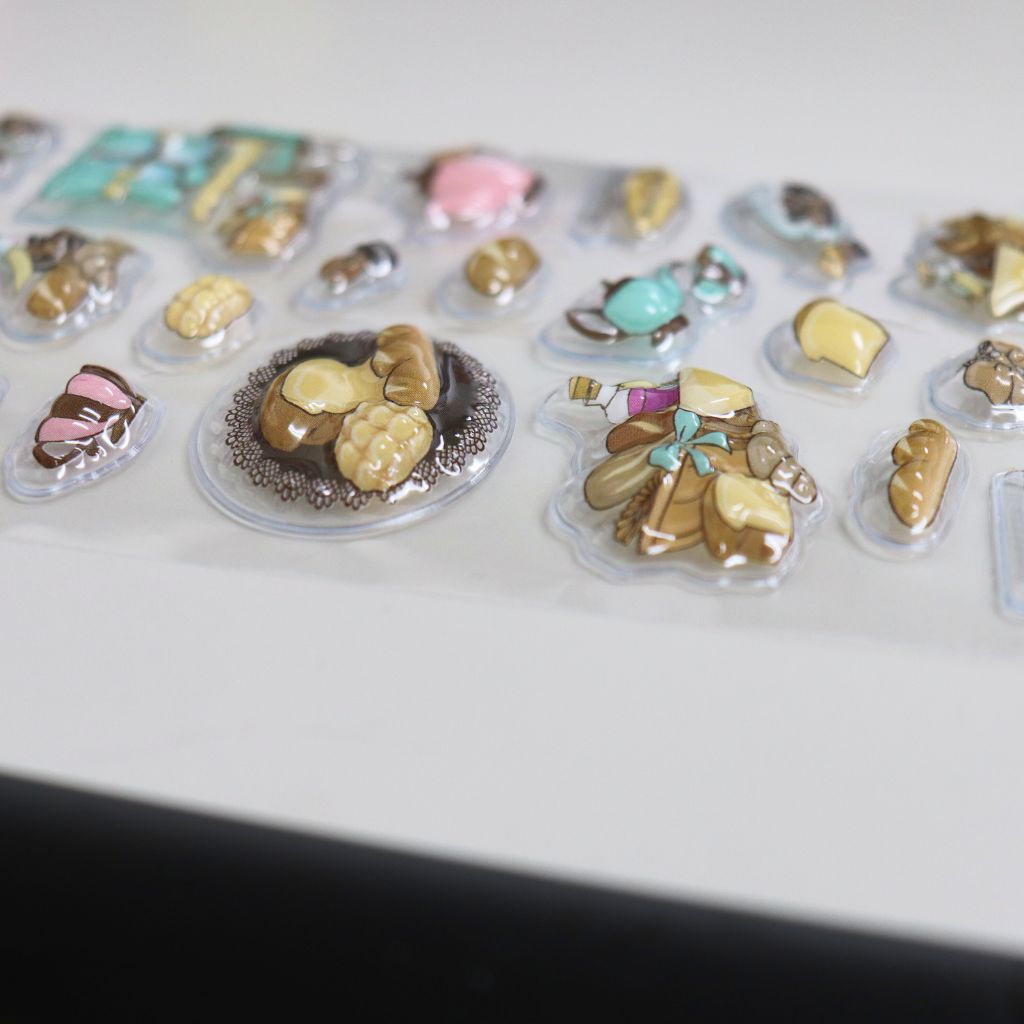 A-3／つるんドロップシール／ティーセット