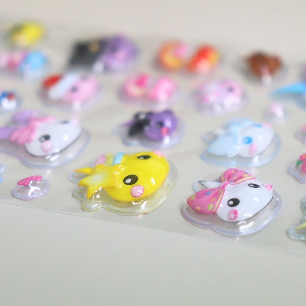 A-5／つるんドロップシール／ほっぺちゃんイラスト②