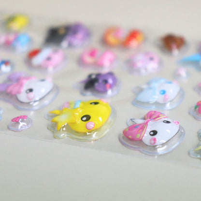 A-5／つるんドロップシール／ほっぺちゃんイラスト②