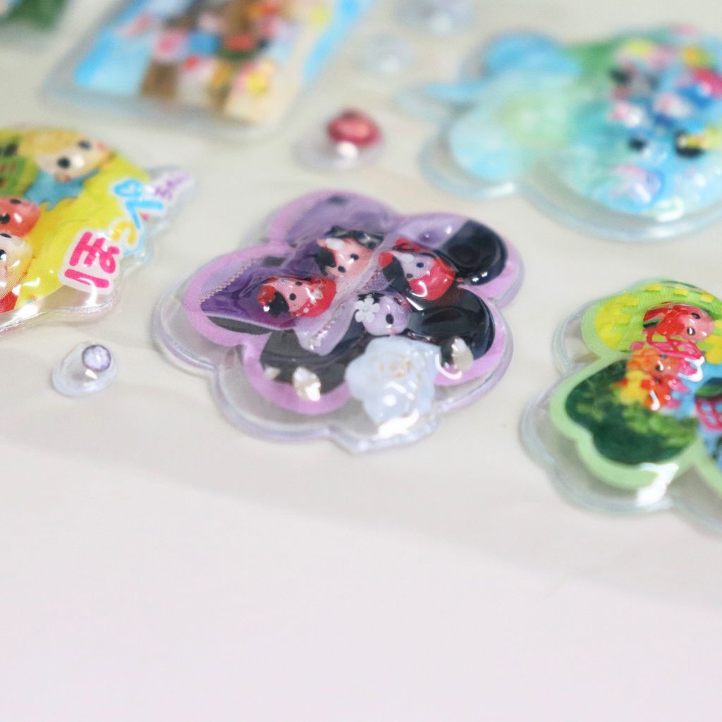 A-7／つるんドロップシール／ほっぺ集合