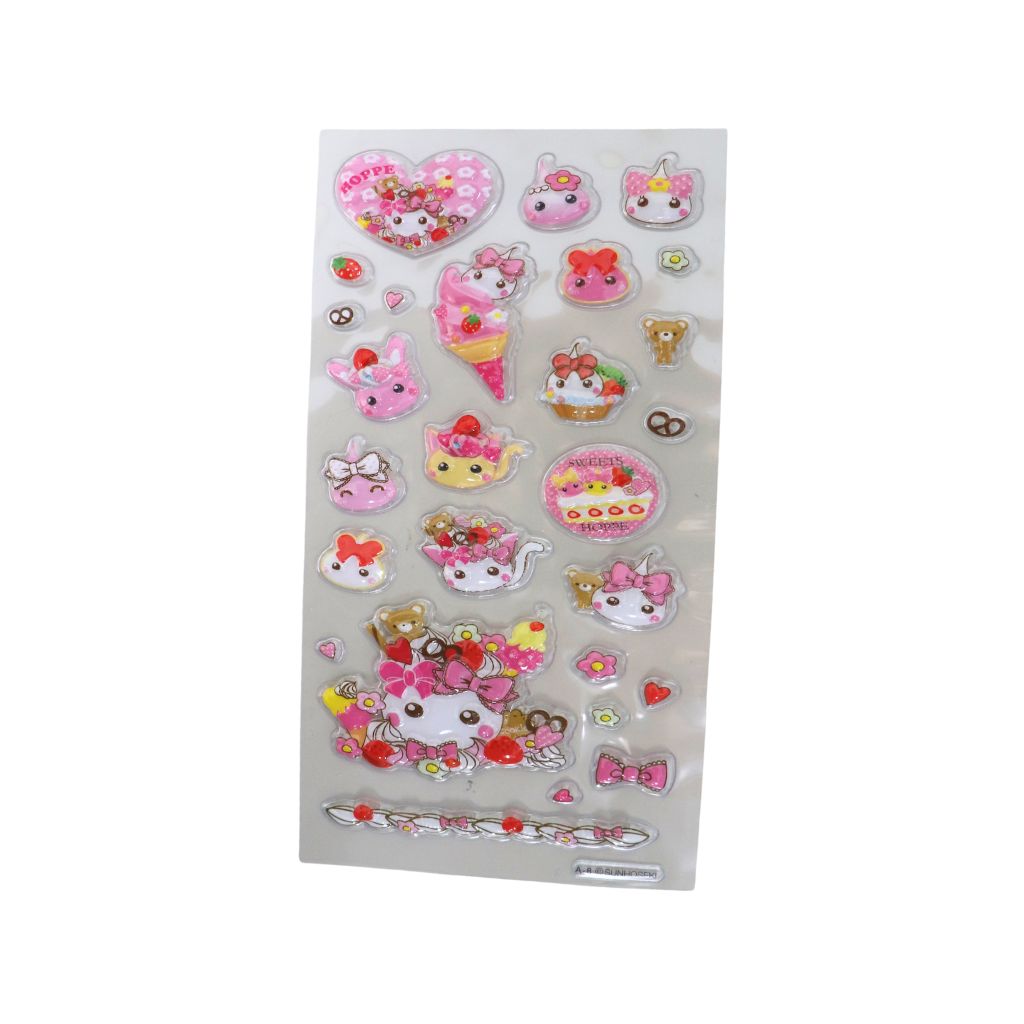 A-8／つるんドロップシール／スイーツほっぺ