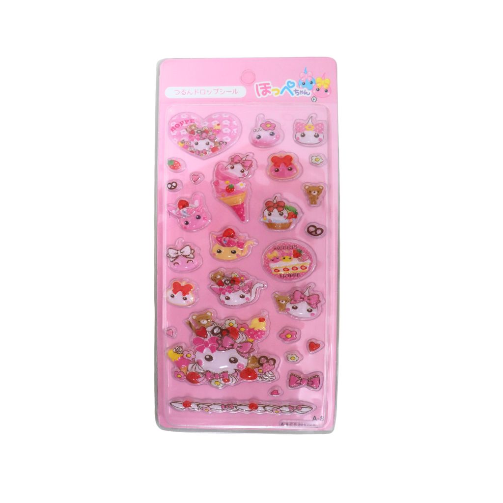 A-8／つるんドロップシール／スイーツほっぺ