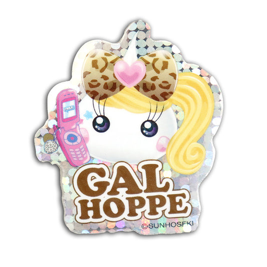 白ギャルほっぺちゃんステッカー