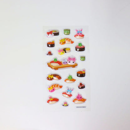 D-1／立体シール／お寿司ほっぺちゃん