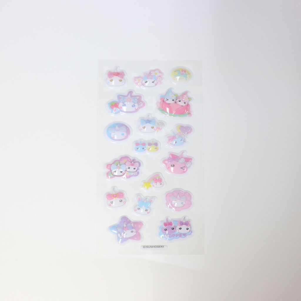 D-5／立体シール／パステルドリームほっぺちゃん
