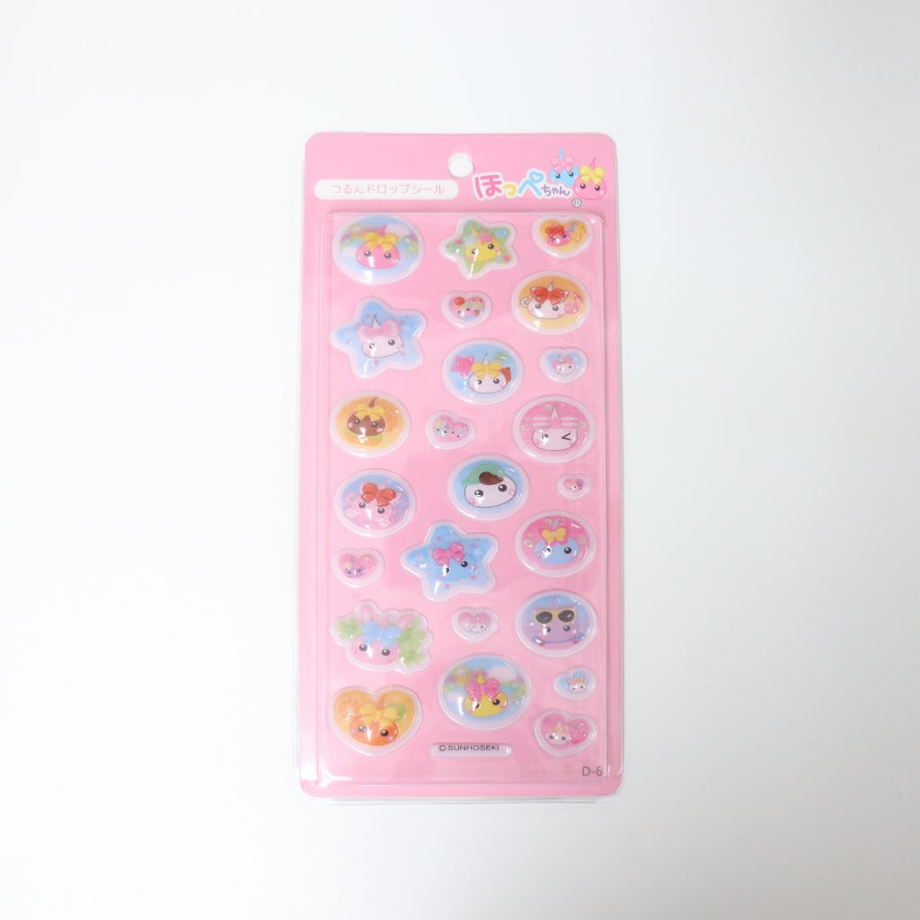 D-6／つるんドロップシール／平成レトロほっぺちゃん