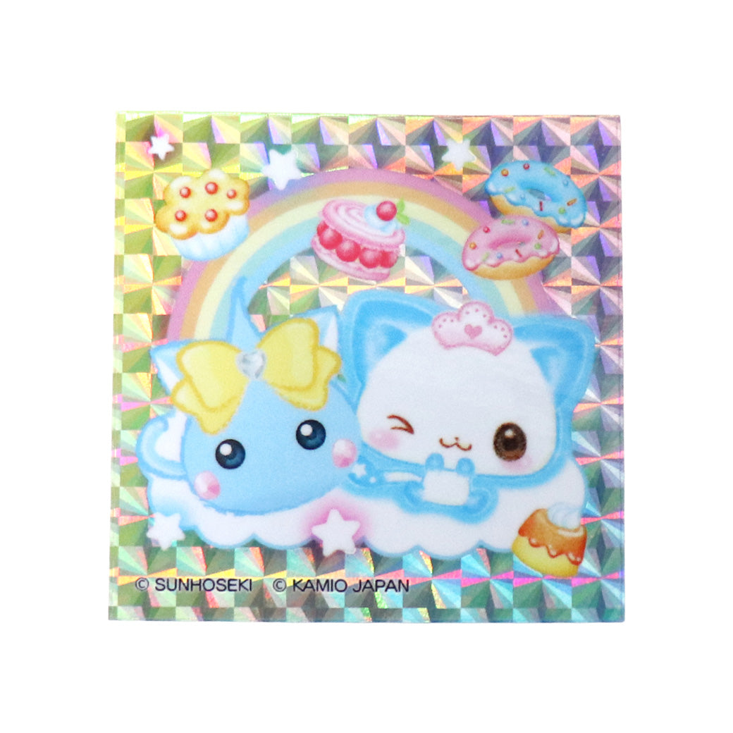 ほっぺちゃん×平成ファンシーキャラクターズ　ブラインドホログラムステッカー／全9種ランダム