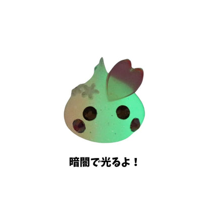 ピンク白緑／雛の餅ほっぺちゃん／ストラップ