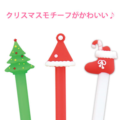 クリスマスモチーフつきペン／１本売り