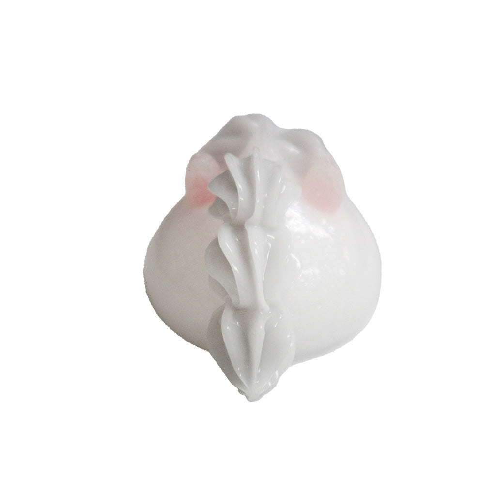 1番人気☆サンホッペ被りほっぺちゃん/白／オブジェ