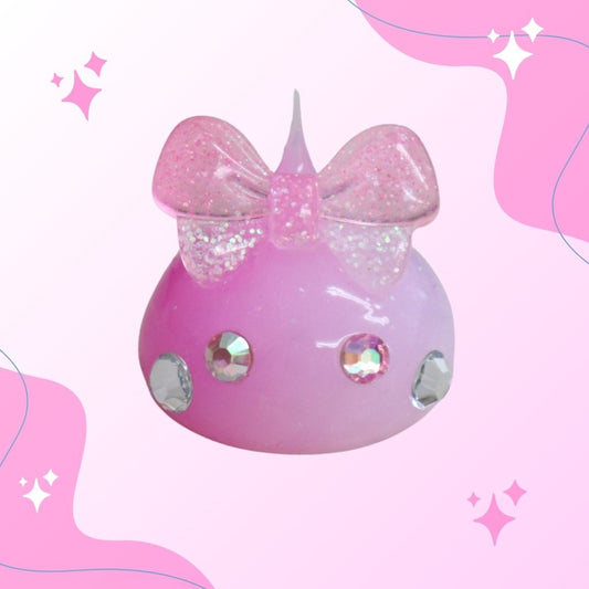 しゃりしゃりピンクデカほっぺちゃん ストラップ