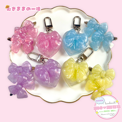 ちゅるちゅるリボンのハートキーホルダーとヘアクリップセット – SUNHOSEKI ちゅるちゅるリボンのハートキーホルダーとヘアクリップセット – SUNHOSEKI