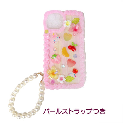 ほっぺ母の気まぐれ宝箱3000円　スマホケース パールストラップ付き