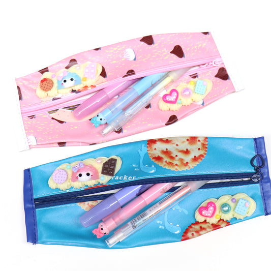 お菓子プリントペンポーチ／デコ