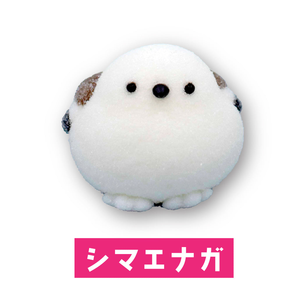 マシュコット　シマエナガ／マシュコットのシリコンストラップ付き